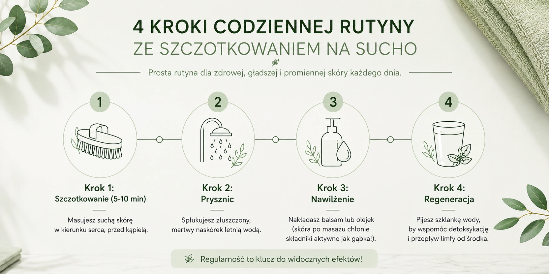 Szczotkowanie ciała na sucho