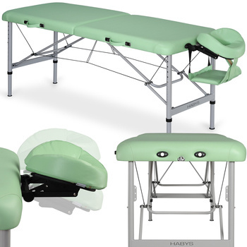 Stół do masażu Aero 70 cm - zielony | 5 lat gwarancji