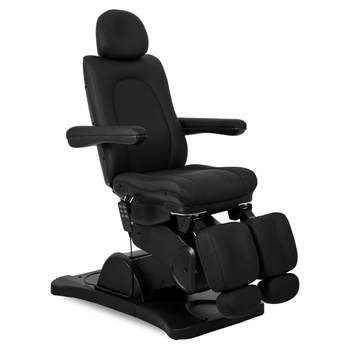 Elektryczny fotel kosmetyczny Sorina PRO 7 Black z kołyską - 4 silniki