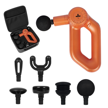 Masażer elektryczny HABYS Pro Therapy Go Orange – kompaktowy pistolet do masażu