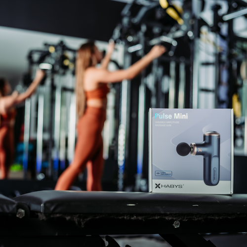 Pistolet do masażu Masażer wibracyjny Massage gun Pulse Mini - Blue Navy