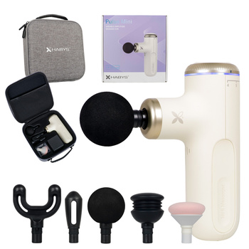 Pistolet do masażu Masażer wibracyjny Massage gun Pulse Mini - Ivory