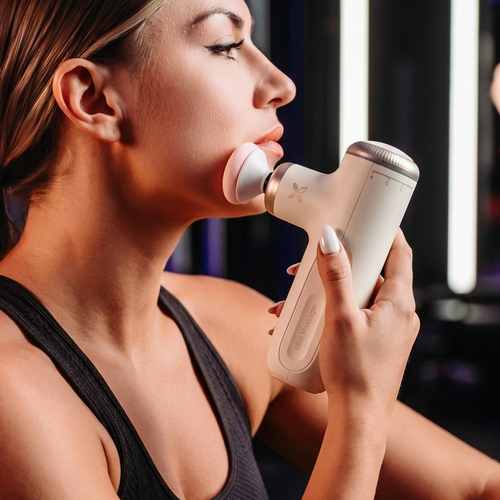 Pistolet do masażu Masażer wibracyjny Massage gun Pulse Mini - Ivory
