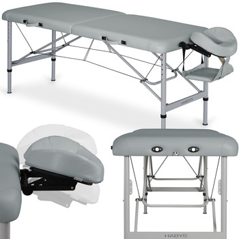 Stół do masażu Aero 60 cm - szary | 5 lat gwarancji