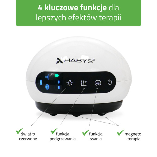 Elektryczna bańka chińska, magnetoterapia, terapia światłem czerwonym