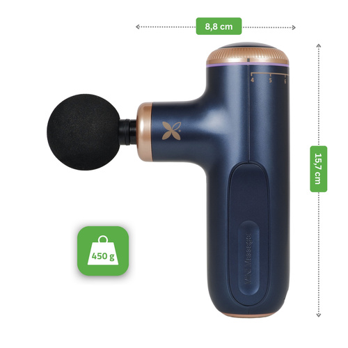 Pistolet do masażu Masażer wibracyjny Massage gun Pulse Mini - Blue Navy