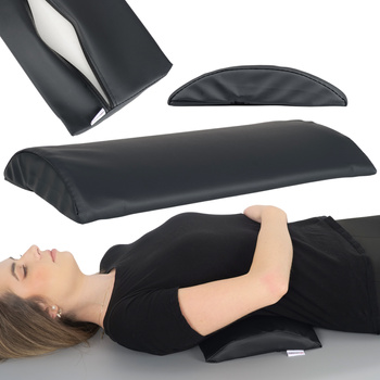 Półwałek lędźwiowy do masażu - 40x25x5 (tapicerka Comfy Base)