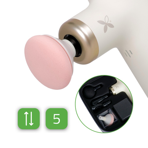 Pistolet do masażu Masażer wibracyjny Massage gun Pulse Mini - Ivory