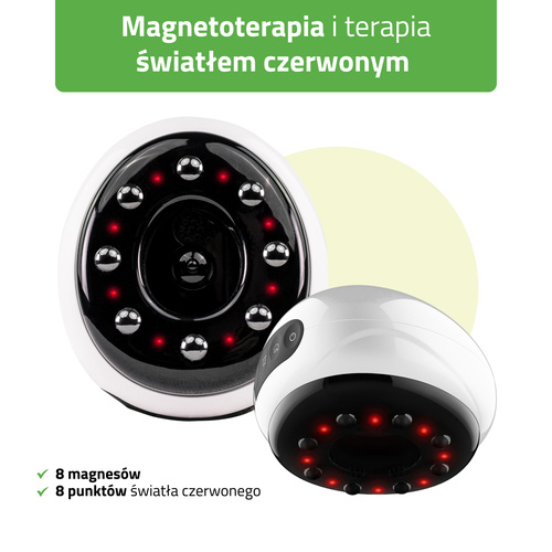 Elektryczna bańka chińska, magnetoterapia, terapia światłem czerwonym