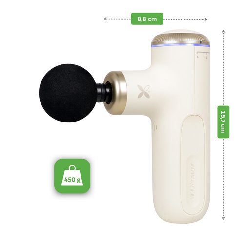 Pistolet do masażu Masażer wibracyjny Massage gun Pulse Mini - Ivory