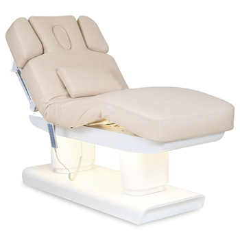 Melia Beige – elektryczna leżanka SPA z podgrzewaniem i 4 silnikami | Habys