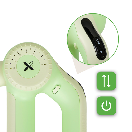 Masażer elektryczny HABYS Pro Therapy Go Green – kompaktowy pistolet do masażu 